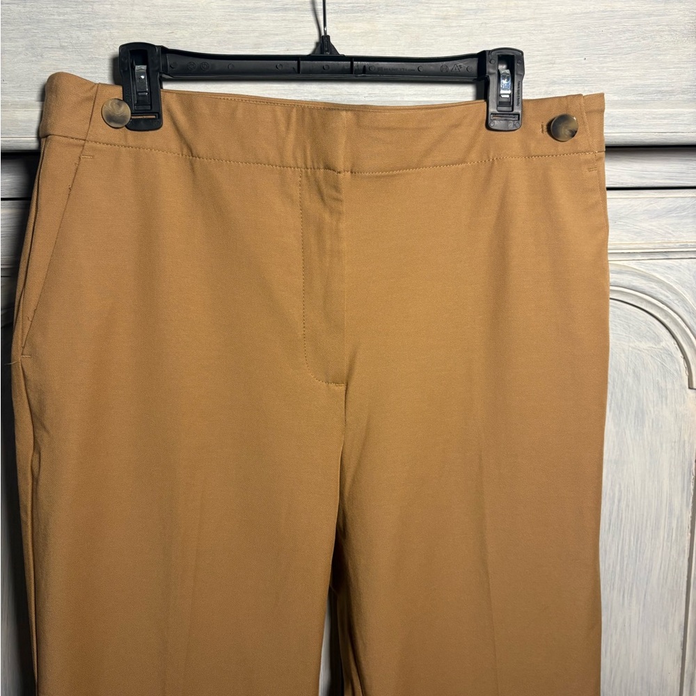 Ann Taylor The Button Pencil Pants Twill Straight Office Timeless Curvy - Picture 6 of 10